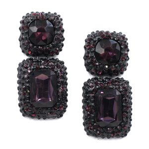 Boucles d'oreilles MAUVE MERVEILLE