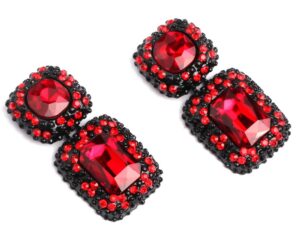 Boucles d'oreilles ROUGE MERVEILLE