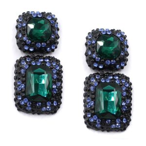 Boucles d'oreilles VERT MERVEILLE