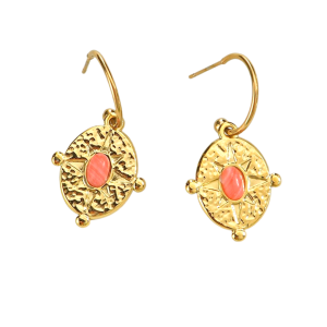 Boucles d'oreilles MARS, collection LES ROCHEUSES