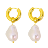 Boucles d'oreilles SHELLA, collection NUEE DE PERLES par AIFEE Jewelry. www.aifee-jewelry.com