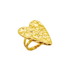 Bague AMOUR, ornée d'une superbe cœur, collection JARDIN SECRET. AIFEE Jewelry, bijoux fins.