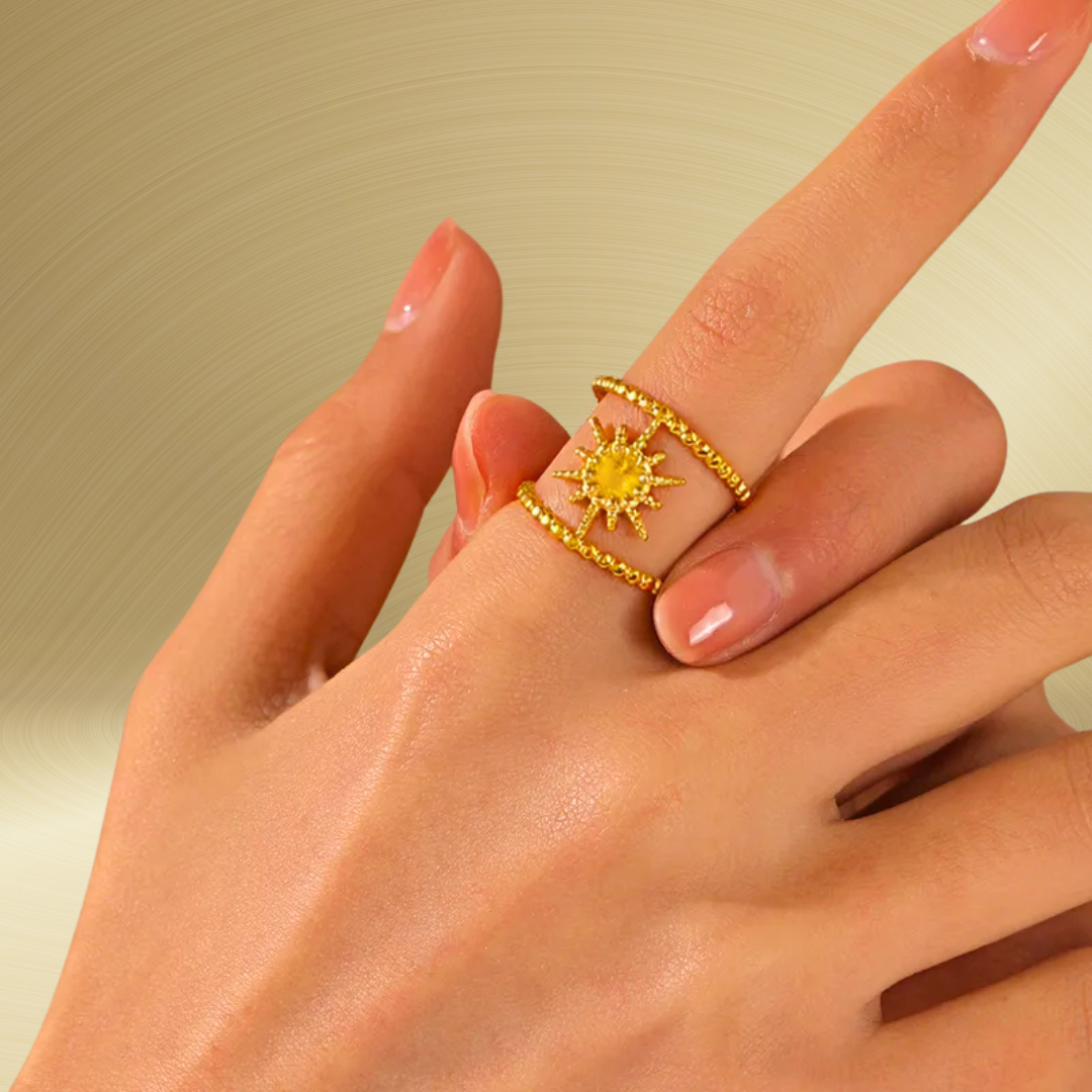 Bague SOLEIL, collection JARDIN SECRET par AIFEE Jewelry