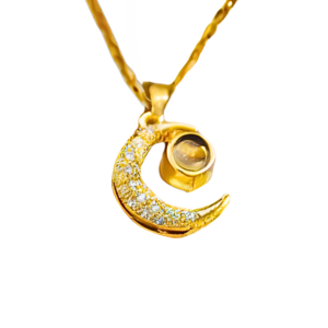 Collier LUNE MAGIQUE, collection JARDIN SECRET par AIFEE Jewelry. www.aifee-jewelry.com. www.aifee-jewelry.com