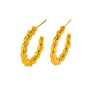 Boucles d'oreilles FEUILLAGE, collection JARDIN SECRET par AIFEE Jewelry. www.aifee-jewelry.com