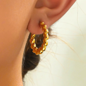 Boucles d'oreilles FEUILLAGE, collection JARDIN SECRET par AIFEE Jewelry. www.aifee-jewelry.com