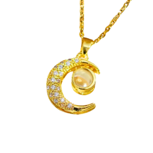 Collier LUNE MAGIQUE, collection JARDIN SECRET par AIFEE Jewelry