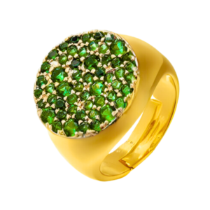 Bague VERT LUNAIRE, collection ALCHIMIE DES COULEURS par AIFEE Jewelry. www.aifee-jewelry.com