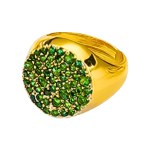 Bague VERT LUNAIRE, collection ALCHIMIE DES COULEURS par AIFEE Jewelry. www.aifee-jewelry.com