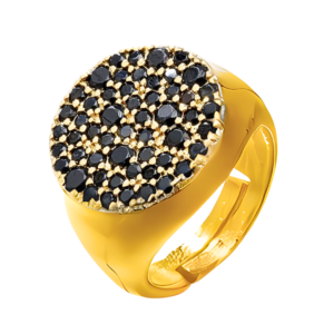 Bague NOIR LUNAIRE, collection ALCHIMIE DES COULEURS par AIFEE Jewelry