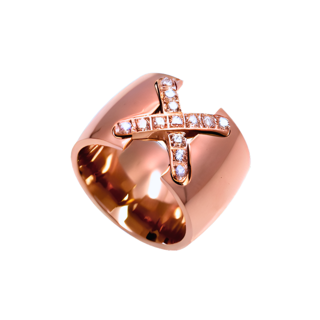 Somptueuse bague ATHENA or rose, collection ROMAINE par AIFEE Jewelry