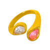 Bague ZIRCONA DUO, collection ALCHIMIE DES COULEURS par AIFEE Jewelry. www.aifee-jewelry.com