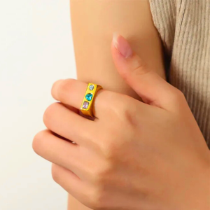 Bague NUANCE, collection ALCHIMIE DES COULEURS par AIFEE Jewelry. www.aifee-jewelry.com