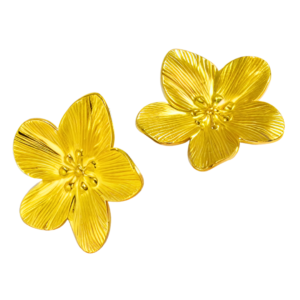 Boucles d'oreilles FLEUR, collection JARDIN SECRET par AIFEE Jewelry. www.aifee-jewelry.com