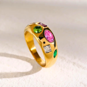 Bague CHROMA, collection ALCHIMIE DES COULEURS par AIFEE Jewelry. www.aifee-jewelry.com