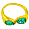 Bague ZIRCONA bleu, collection ROMAINE par AIFEE Jewelry. www.aifee-jewelry.com