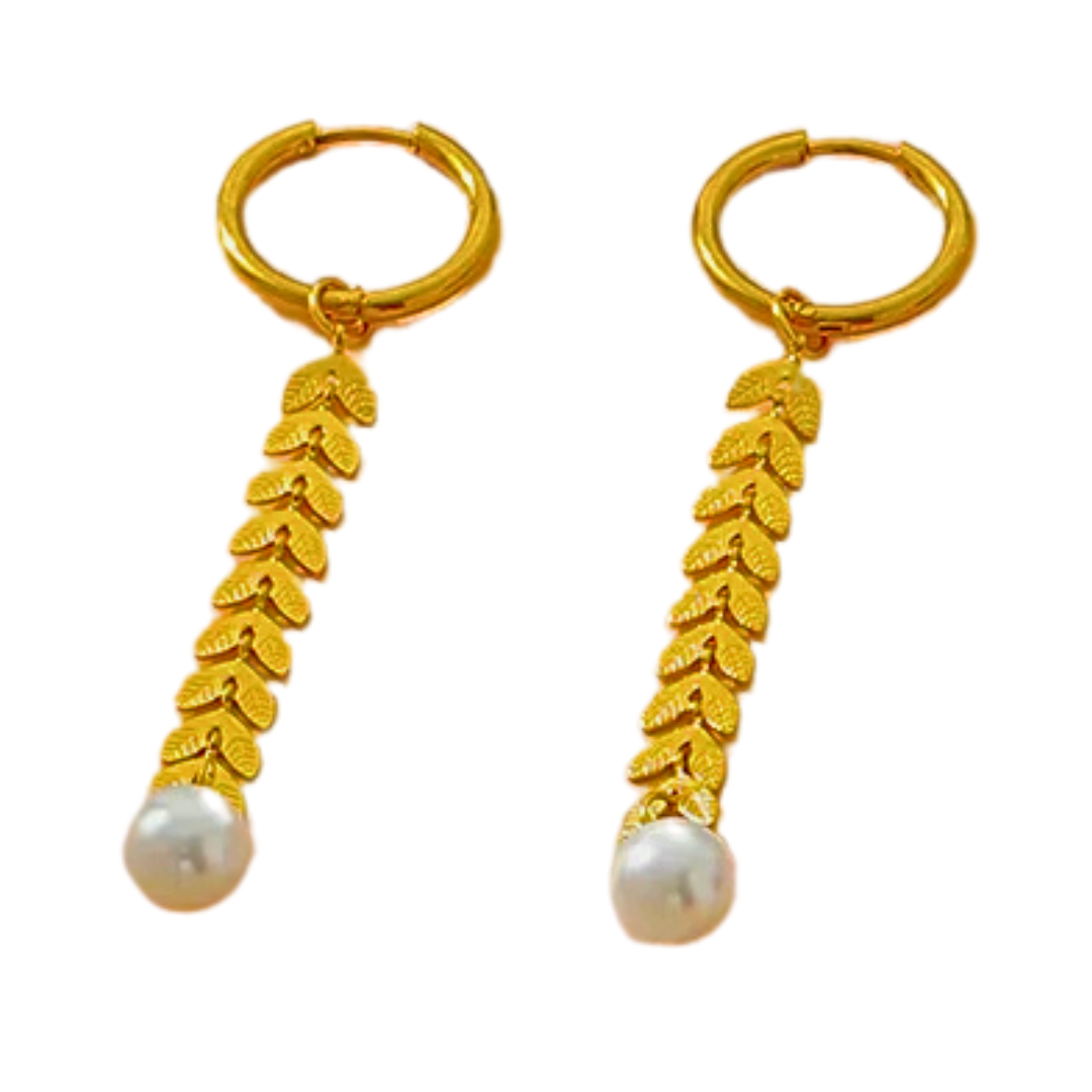 Boucles d’oreilles YASMINE, collection NUEE DE PERLES par AIFEE Jewelry