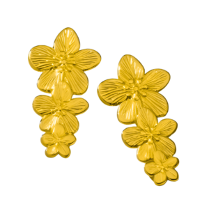 Boucles d'oreilles ROSIER, collection JARDIN SECRET par AIFEE Jewelry. www.aifee-jewelry.com