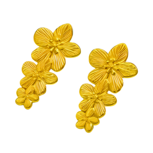 Boucles d'oreilles ROSIER, collection JARDIN SECRET par AIFEE Jewelry. www.aifee-jewelry.com