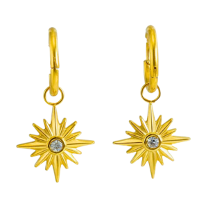 Boucles d’oreilles CELESTINE, collection LES ROUCHEUSES par aifee jewelry