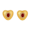 Boucles d'oreilles CANDIDE rouge, collection JARDIN SECRET par AIFEE Jewelry. www.aifee-jewelry.com