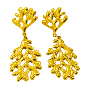 Boucles d'oreilles CORAIL, collection JARDIN SECRET par AIFEE Jewelry. www.aifee-jewelry.com