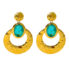 Boucles d'oreilles VOLUPTE bleu, collection ROMAINE par AIFEE Jewelry. www.aifee-jewelry.com