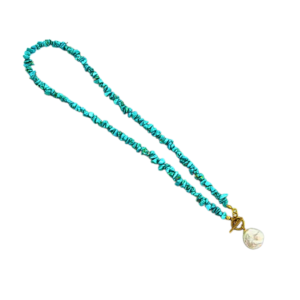 Collier OCEANE bleu, collection LES ROUCHEUSES par aifee jewelry. www.aifee-jewelry.com