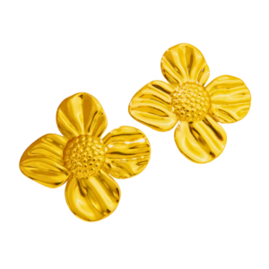 Boucles d'oreilles MAGNOLIA, collection JARDIN SECRET par AIFEE Jewelry. www.aifee-jewelry.com