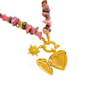 Collier CELESTINE, collection LES ROUCHEUSES par aifee jewelry. www.aifee-jewelry.com