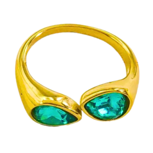 Bague ZIRCONA bleu, collection ROMAINE par AIFEE Jewelry