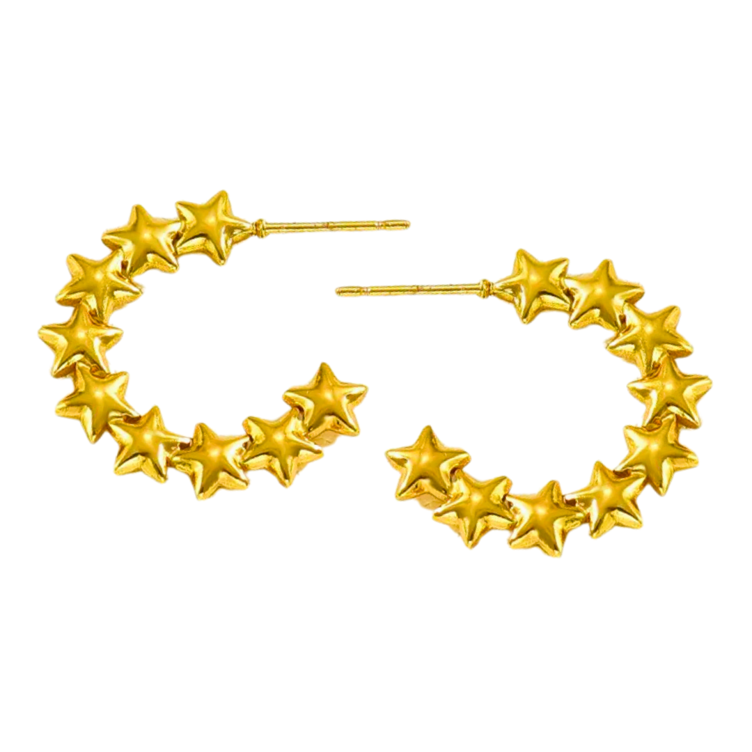 Boucles d’oreilles ETOILES collection JARDIN SECRET par AIFEE Jewelry