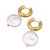 Boucles d'oreilles OCEANE, collection LES ROUCHEUSES par aifee jewelry. www.aifee-jewelry.com