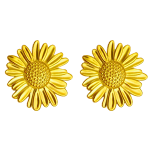 Boucles d’oreilles TOURNESOL, collection JARDIN SECRET par AIFEE Jewelry