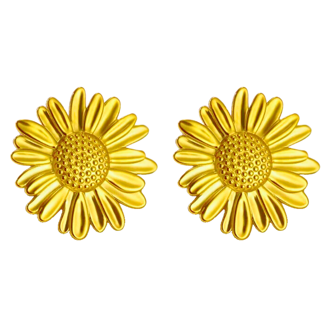 Boucles d’oreilles TOURNESOL, collection JARDIN SECRET par AIFEE Jewelry